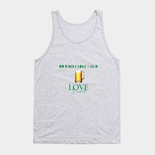 Norfolk Dialect T-shirt - Oid Rarely Loike a Bear Tank Top